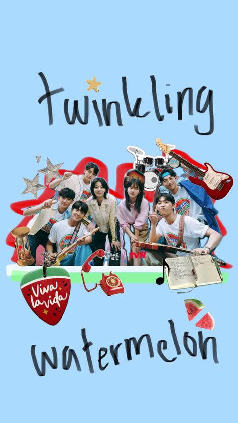 • twinkling watermelon 🍉 Watermelon Sketch, Watermelon Wallpaper, Kdrama Quotes, Live Long, Close To My Heart, Movies Showing, Korean Actors, Twinkle Twinkle, Melon