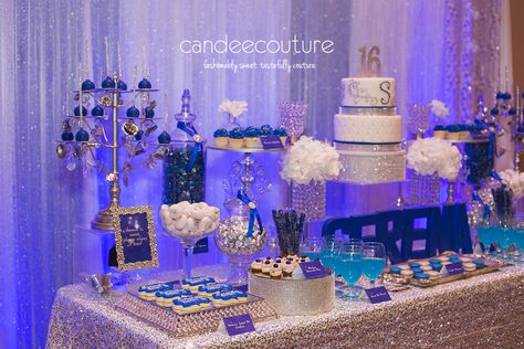 Sparkly Dessert table, sparkly sweet table, bling dessert table, sweet 16, sweet 16 dessert table, bling cake pops, bling cookies, macarons, sweet 16 party, birthday, bling cake, sweet 16 cake Bling Dessert Table Ideas, Candy Table Sweet 16 Display, Candy Table Ideas Birthday Sweet 16, Sweet 16 Cake Table Ideas, Sweet 16 Sweet Table Ideas, Sweet 16 Dessert Table Ideas Blue, Sweet 16 Food Ideas Snacks, Sweet 16 Snack Table, Sweet 16 Food Table