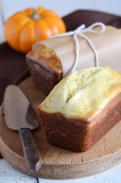 Pumpkin cheesecake bread Cheesecake Bread, Pumpkin Cream Cheese Bread, Cream Cheese Bread, A Loaf Of Bread, Pumpkin Cream Cheese, Pumpkin Cream Cheeses, Loaf Of Bread, Dessert Bar, Pumpkin Cream