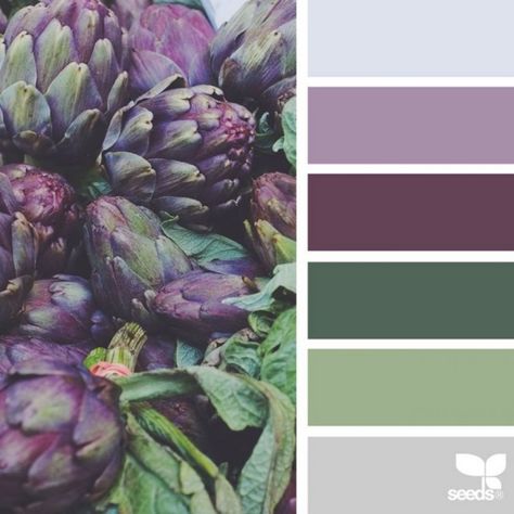 Purple Grey Paint Color, Grey Purple Paint, Purple Paint Colors, Green Living Room Decor, Purple Bedrooms, Purple Color Palettes, Palette Design, Color Schemes Colour Palettes, Purple Paint