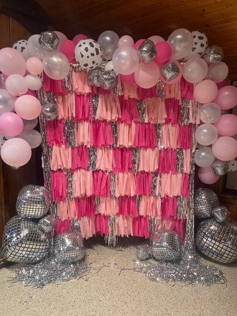 Disco Cowgirl Backdrop, Cowgirl Photo Backdrop, Cowgirl Birthday Party Backdrops, Disco Cowgirl Photo Backdrop, Cowgirl Birthday Backdrop, Pink Rodeo Fringe Backdrop, Cowgirl Photo, Disco Cowgirl, Photo Backdrop