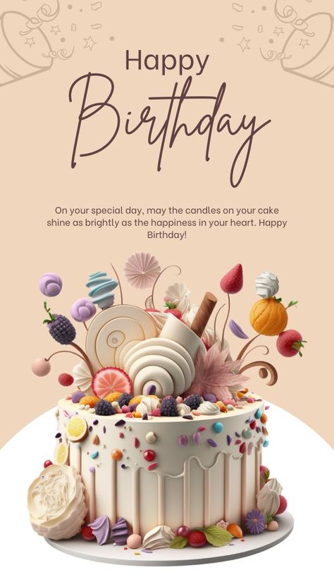 Bday Images, Best Happy Birthday Message, Happy Birthday Drinks, Happy 38 Birthday, Birthday Male, Birthday Cake Greetings, Cake Templates, Happy Birthday Wishes Cake, Birthday Drinks