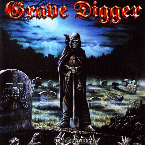 "The Grave Digger" by Grave Digger Spirits Of The Dead, Grave Digger, Symphonic Metal, Vinyl Collectors, Metal Albums, Power Metal, Blue Vinyl, Thrash Metal, Metal Music