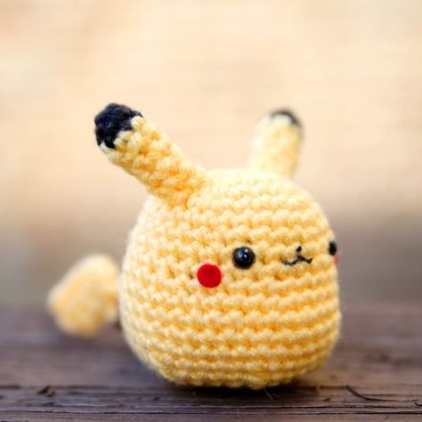 Free Pattern: Pikachu Amigurumi Pikachu Amigurumi, Crochet Ballet, Pikachu Crochet, Pokemon Crochet Pattern, Dishcloth Patterns Free, Crochet Pokemon, Pokemon Pattern, Dishcloth Crochet Pattern, Crochet Dishcloth