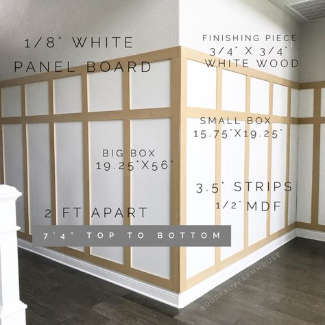 Batten Diy, Faux Farmhouse, Appliance Storage, White Wood Paneling, Vstupná Hala, Koti Diy, Board Batten, Board And Batten Wall, Kitchen Appliance