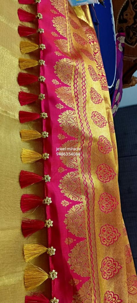 Saree Mudulu Designs, Gonda Designs, Saree Kongu Mullu Designs, Kongu Mudulu Designs, Kuchulu For Pattu Sarees, Long Frocks Models, Long Frocks Models For Stitching, Frocks Models, Saree Latkan