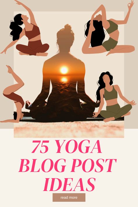 Yoga For Creativity, Yoga Blog Post Ideas, Yoga Content Ideas For Instagram, Yoga Instagram Post Ideas, Blog Post Ideas For Beginners, Yoga During Pregnancy, Yoga Marketing, Yoga Goals, Yoga Education