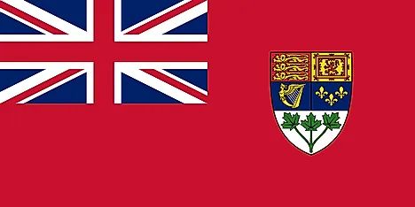 1921-1957 The Canadian Red Ensign (HISTORIC) Canadian Symbols, Canadian Penny, Flag Of Canada, Canadian Forest, Capital Of Canada, Red Maple Leaf, Canadian Dollar, Different Flags, Historical Flags