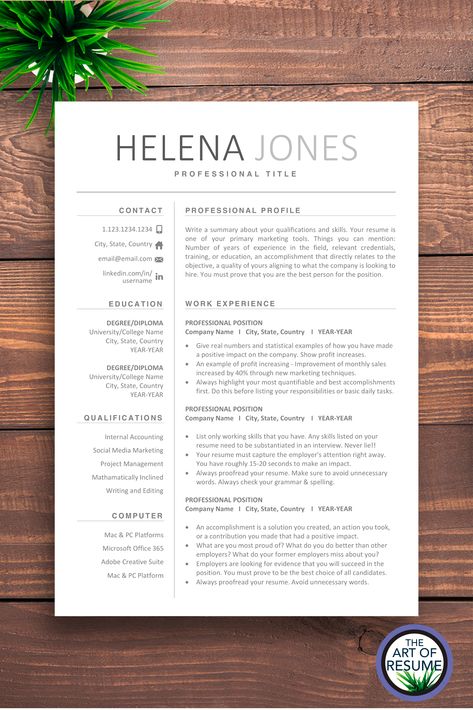 Simple Resume Design, Simple Cv Template, Professional Resume Design, Resume Cv Design, Simple Cv, Resume Design Professional, Summary Writing, Clean Resume Template, Free Cover Letter