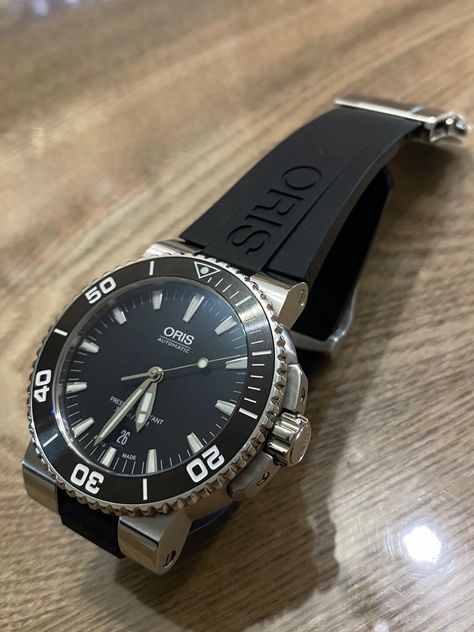 Oris Aquis, Breitling Watch, Leather Watch, Leather