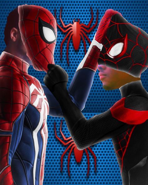 Trey Mykel on Instagram: “Decided to photoshop me and @iam_rpj as Spider-Men! Anyone can wear the mask used the photo @venomhology and decided why not cuz it’s fun…” Spectacular Spiderman, Spider Men, The Mask, The Photo, Spiderman, Marvel, Photoshop, Mask, How To Wear