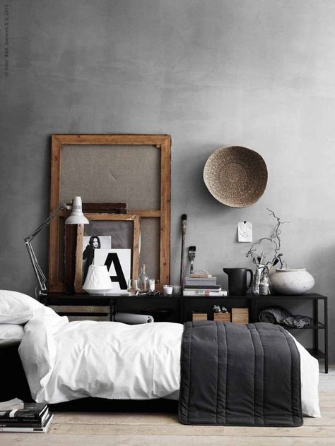 35 Edgy industrial style bedrooms creating a statement Industrial Style Bedroom, Interior Design Examples, Minimalist Dekor, Room Products, Masculine Bedroom, Minimal Interior Design, Ideas Hogar, Minimalism Interior, Decoration Inspiration