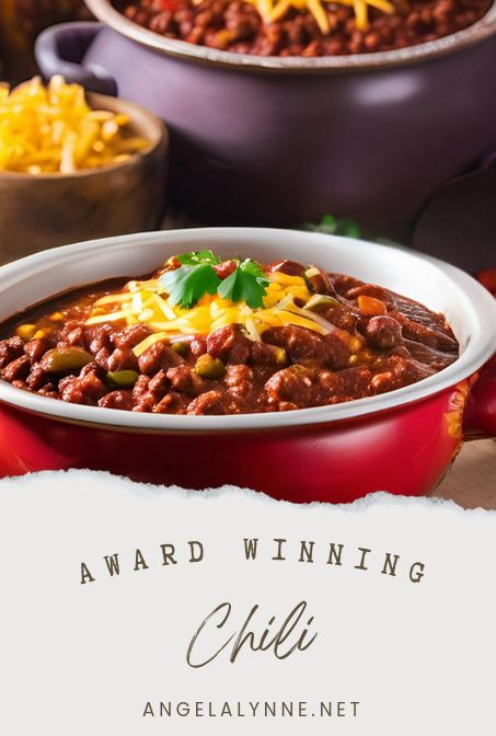 Award-Winning Chili Best Chili Recipe Award Winning Crockpot, Award Winning Chili Recipe First Place, Texas Chili Recipe Award Winning, Chili Recipe Award Winning, Best Chili Recipe Award Winning, Best Chilli Con Carne, Texas Chili Recipe, Award Winning Chili Recipe, Award Winning Chili