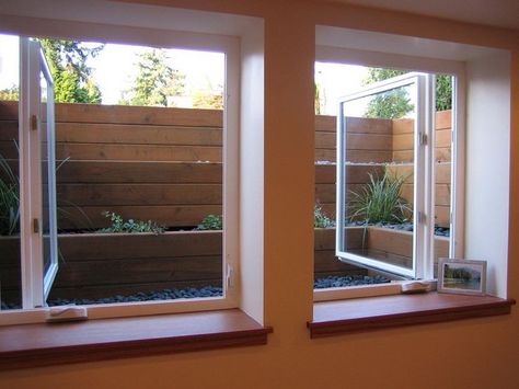 Basement Egress, Egress Window Well, Basement Window Well, Egress Window, Window Well, Diy Basement, Basement Windows, Basement Apartment, Small Basements