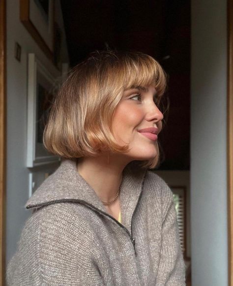 Fringe Bob Haircut, Dark Blonde Bobs, Bob Haircut For Round Face, Blonde Bob Haircut, French Bob, Fine Straight Hair, Hair Inspiration Short, 2023 Vision, Short Bob Haircuts