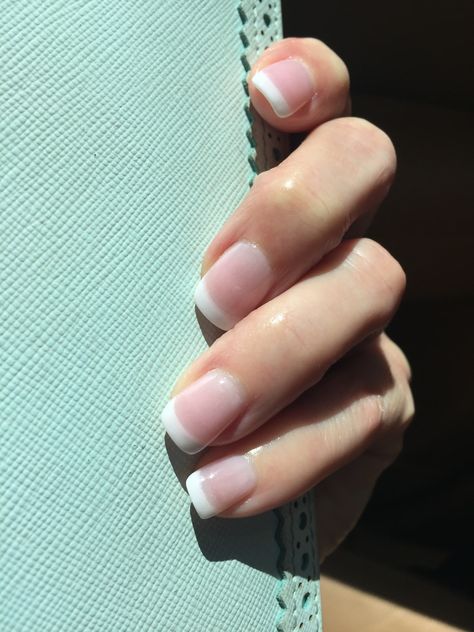 Nexgen French manicure #nexgen #frenchmanicure #powderdip Halloween Nails Short, Manicure Images, Pink French Manicure, Gel Nails Long, Natural Gel Nails, Manicure Designs, Image Nails, French Manicure Designs, French Manicure Nails