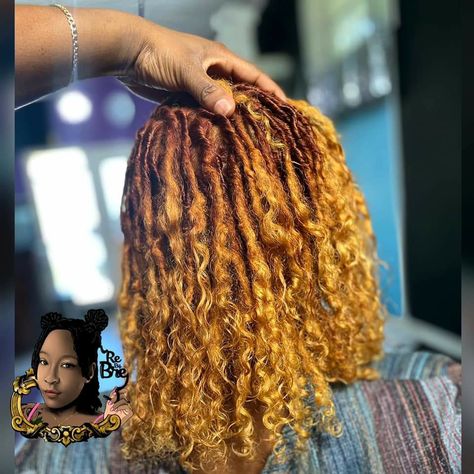 Locs With Curly Ends, Colored Locs, Loc Nation, Hair Expo, Dread Locks, Locs Styles, Short Locs, Micro Locs, Natural Hair Bun Styles