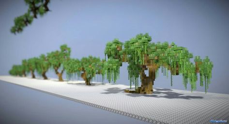 Minecraft Willow Tree, Minecraft Plants, Minecraft House Decorations, Minecraft Houses Xbox, Minecraft Houses Interior, Minecraft Tree, Modern Tree House, Minecraft Houses Blueprints, Jungle Tree