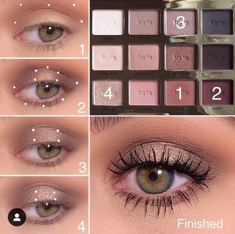 Tarte In Bloom Palette, Tarte In Bloom, Make Up Kits, Tartelette In Bloom, Natural Eyeshadow, Eye Makeup Pictures, Eye Makeup Steps, Smink Inspiration, Makijaż Smokey Eye