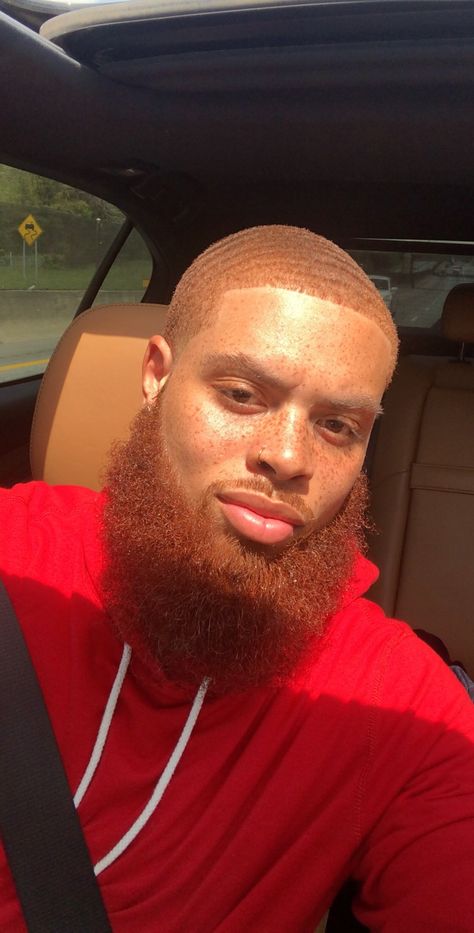 Black With Ginger Hair, Blonde Hair Dyed Black, Mens Twists, Hair Dye Black, Ginger Guys, Beard Ideas, Mens Twists Hairstyles, Ginger Hair Men, Blonde Hair Dye