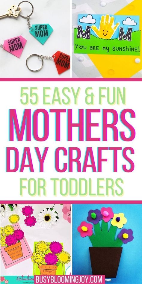 Easy Mothers Day crafts for kids toddlers (to Grandma too), heart arts n crafts, salt dough Mothers Day crafts, easy homemade Mothers Day cards, coloring cards and pages, Mothers day crafts with free printables and templates. Easy Mothers Day crafts for Grandma from toddlers, DIY grandma gifts from kids, crafts for grandma from kids, fun easy art projects for mom or grandma on Mothers Day. Easy toddler Mothers day crafts to make for mom or grandma. Mothers Day Crafts For Toddlers, Easy Mothers Day Crafts For Toddlers, Mothers Day Crafts Preschool, Easy Mother's Day Crafts, Diy Mother's Day Crafts, Easter Crafts For Toddlers, Mother's Day Projects, Crafts For Toddlers, Mother's Day Activities