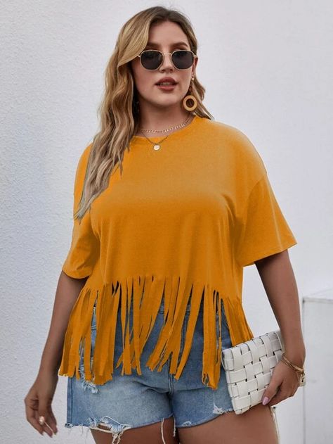 Fringe T Shirt, Fringe Tshirt, Drop Shoulder Tee, Plus Size T Shirts, Drop Shoulder, Bell Sleeves, Bell Sleeve Top, Sleeve Top, Plus Size