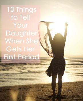 10 Things to Tell Your Daughter When She Gets Her First Period Mom Daughter Dates, Period Story, Emergency Kit For Girls, Period Party, Letter To Daughter, First Period Kits, Raising Daughters, Period Kit, Letter To My Daughter