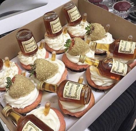 #generalfiction #General Fiction #amreading #books #wattpad Henny Cupcakes, Hennessy Cupcakes, Strawberry Display, Number Cupcakes, Alcohol Cupcakes, Infused Strawberries, Alcohol Birthday Cake, Hennessy Cake, Alcoholic Cupcakes