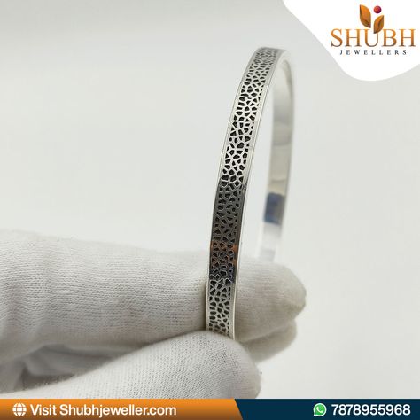 Ladies Payal, Kada For Women, Silver Chain For Women, Payal Design, Silver Kada, Silver Bracelet For Men, Custom Silver Jewelry, Jewellery Business, Fancy Design