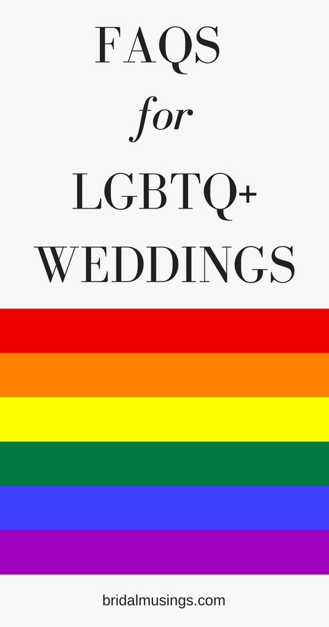 Pride Quotes, Queer Weddings, Wedding Help, Lgbt Wedding, Rainbow Wedding, Lgbtq Wedding, Gender Roles, Future Wedding Plans, Lesbian Wedding