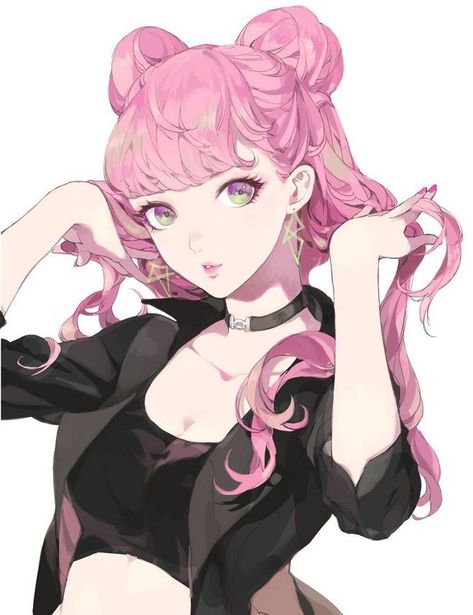 Pink Hair Anime, Girl With Pink Hair, Fairy Tail Characters, Character Creator, Awesome Anime, Art Anime, Manga Girl, Magical Girl, Pink Hair