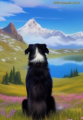 Border Collie Pictures, Border Collie Art, Cute Dogs Images, American Folk Art, Glass Animals, Dog Paintings, Cute Art Styles, Painting Art Projects, Dog Quotes