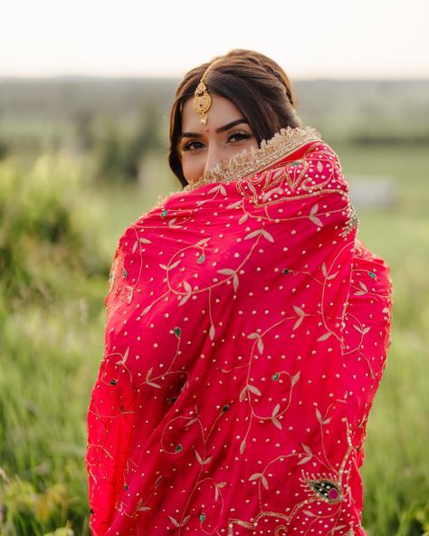 Touch Of Elegance Bride - Simran For her Punjabi E-shoot, Simran wanted to wear a vintage hand-embroidered suit and traditional Punjabi accessories ✨ We designed a pink salwar suit with green and gold details. We added a vintage lace border to her duppata as a final touch to her hand-crafted suit. To complete her beautiful outfit, we paired a multi-coloured parandi, Punjabi Jutti, and curated a matching textured bangle set. She selected a gold set with pink and green details that complim... Pink Salwar Suit, Jewellery Outfit, Punjabi Jutti, Green Details, Final Touch, Lace Border, Salwar Suit, Bangle Set, Gold Set