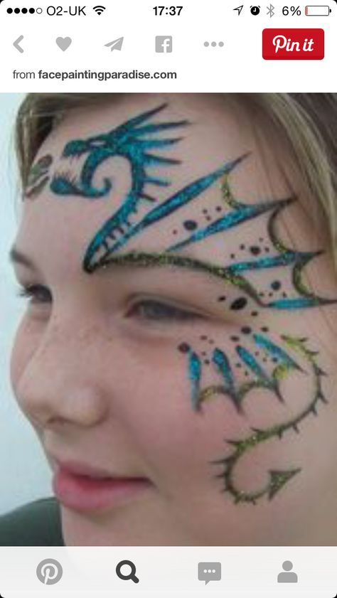 Facial Painting, Dragon Face Painting, Carnaval Make-up, Face Painting For Boys, Cheek Art, Dragon Designs, Dragon Face, Face Painting Easy, Kids Face Paint