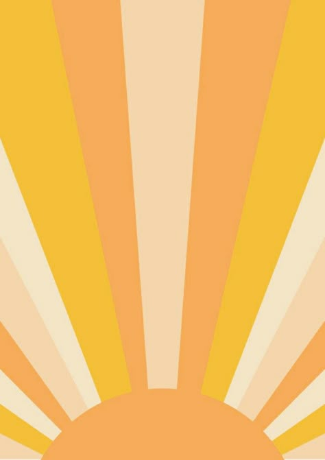 Sunshine Graphic Design, Retro Sun Wallpaper, Canvas Art Painting Ideas, Ipad Layouts, Hippie Party, Yearbook Themes, Graphic Design Infographic, Daisy Painting, Summer Signs