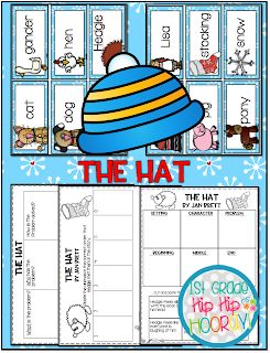 Jan Brett's The Hat and The Mitten The Hat Book Activities Preschool, The Hat Preschool Activities, The Hat Activities, The Hat By Jan Brett Activities Free, The Hat Activities Preschool Jan Brett, The Hat By Jan Brett Activities, The Hat Jan Brett Activities, The Hat Book Activities, Jan Brett Activities