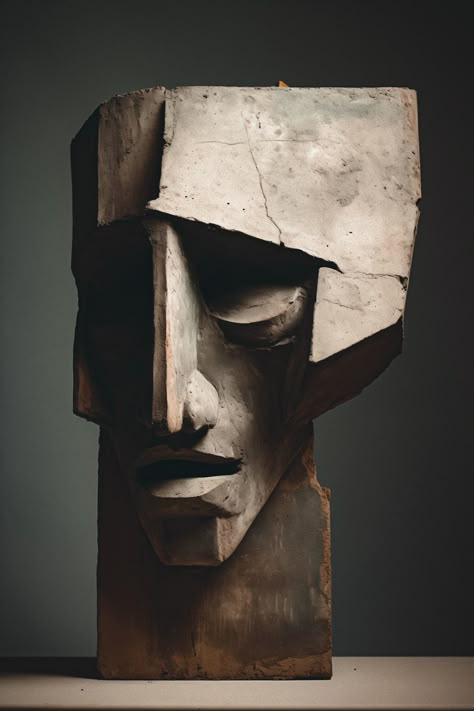 Brutalist Sculpture, Wood Carving Art Sculpture, Anatomy Sculpture, Sculpture Head, Deer Wall Art, Sculpture Art Clay, Concrete Sculpture, Art Carved, Learn Art