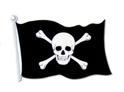 pirate flag Johanna Basford Lost Ocean, Skulls Art, Pirate Bay, Joker Images, Skull Decal, Pirate Flag, Party Flags, Pirate Life, Jolly Roger