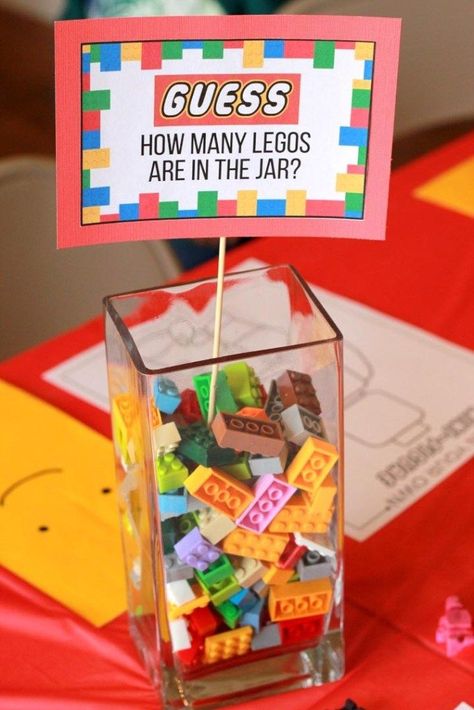 This guide will give you everything you need to know to throw an awesome--and totally doable--Lego birthday party. Simple ideas that give you maximum bang for your buck to create a party your Lego-loving kiddo will love! 7th Birthday Party For Boys Decorations, Lego School, Lego Friends Birthday Party, Lego Party Decorations, Lego Friends Birthday, Lego Friends Party, Ninjago Birthday Party, Lego Birthday Cake, Lego Themed Party