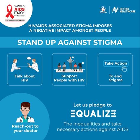 It is important for people living with HIV/AIDS to be made a part of mainstream society. Let us take a step forward and end Stigma associated with HIV/AIDS #worldaidsday #hiv #aids #hivawareness #aidsawareness #aidsday2022 #reducingstigma #equalize #HeteroHealthcare People With Hiv, Living With Hiv, Aids Awareness, Aids Day, World Aids Day, Hiv Aids, Aids Hiv, People Living, Health Awareness