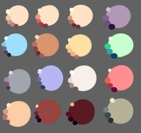 Skin Drawing, Color Palette Challenge, Color Schemes Colour Palettes, Palette Art, Skin Color Palette, Color Palette Design, Digital Painting Tutorials, Drawing Tutorials, Art Tutorials Drawing