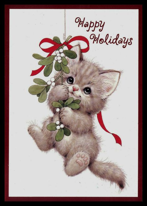 Kitten Christmas, Ruth Morehead, Thanksgiving Greeting Cards, Paper Magic, Thanksgiving Greetings, Easter Greeting Cards, Valentine Greeting Cards, Valentines Greetings, Valentines Day Greetings