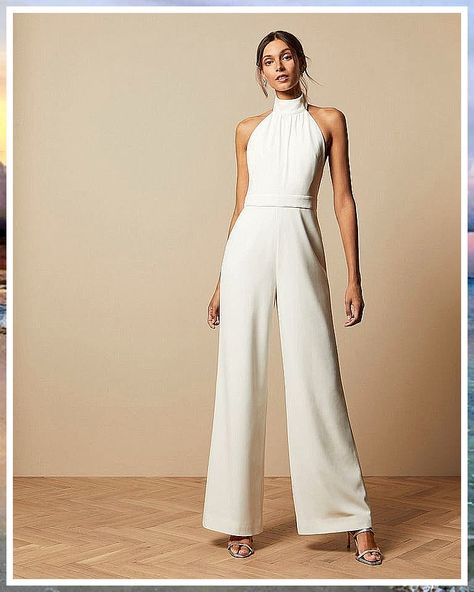 Wedding Jumpsuit The Bride - Just In! Awesome products from leading brands to meet your supply needs. Wedding Jumpsuit The Bride, Ivory Jumpsuit, Bridal Jumpsuit, Wedding Jumpsuit, Courthouse Wedding, More Information, The Bride, High Neck, Asos