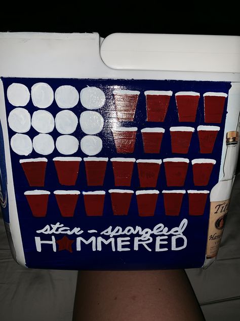 #cooler #frat #drinking Diy Cooler, Formal Cooler Ideas, Frat Coolers, Myrtle Beach