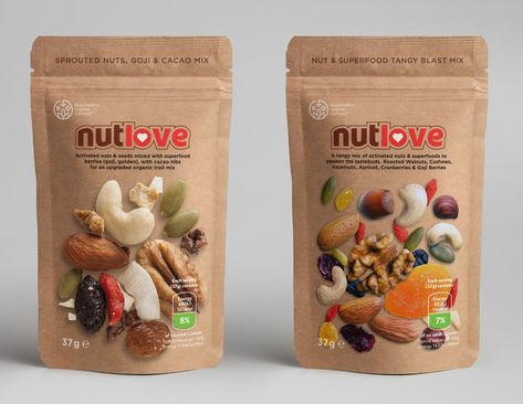 Mixed Nuts Packaging, Modern Packaging Design, Dry Fruit Box, Kraft Packaging, Fruit Packaging, Roasted Walnuts, Modern Packaging, Craft Packaging, Cookie Packaging