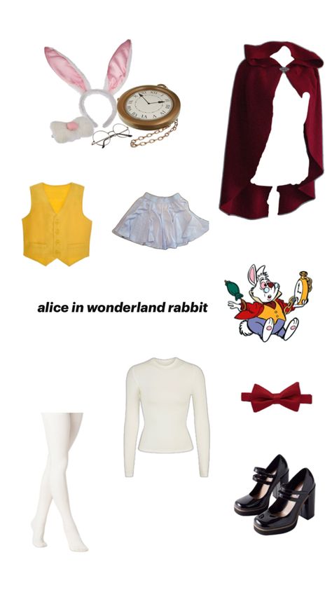 have fun cam Alice In Wonderland Outfit Aesthetic, Wonderland Outfit, Alice In Wonderland Outfit, Wonderland Rabbit, Alice In Wonderland Rabbit, Alice In Wonderland Costume, Wonderland Costumes, Birthday Dinner Party, Halloween Inspo