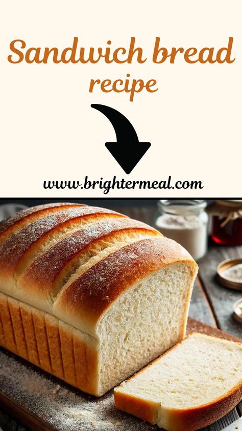 sandwich bread recipe How To Make Sandwich Bread, Homemade Sandwich Bread, Sandwich Bread Recipe, Freshly Baked Bread, Sandwich Bread Recipes, Leftover Bread, How To Make Sandwich, Baked Bread, Bread Making