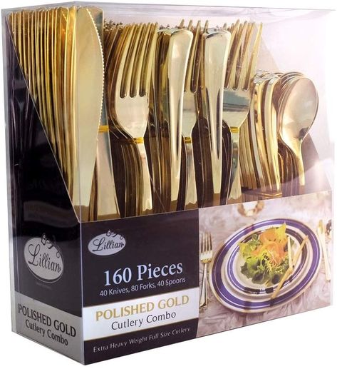 Gold Plastic Silverware, Gold Plastic Plates, Gold Silverware, Disposable Cutlery, Plastic Silverware, Gold Cutlery, Plastic Forks, Plastic Cutlery, Plastic Spoons