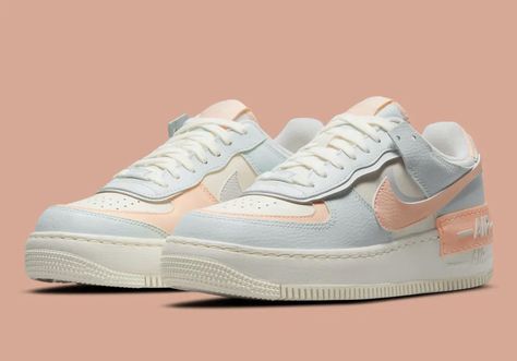 #shoes #shoesaddict #shoegame #nike #nikeairforce1 #nikesneakers #sneakers Bday Shoes, Airforce 1 Outfit, Ivory Outfit, Nike Collection, Air Force Shoes, Nike Air Force 1 Shadow, Air Force 1 Shadow, Nike Airforce 1, Air Forces