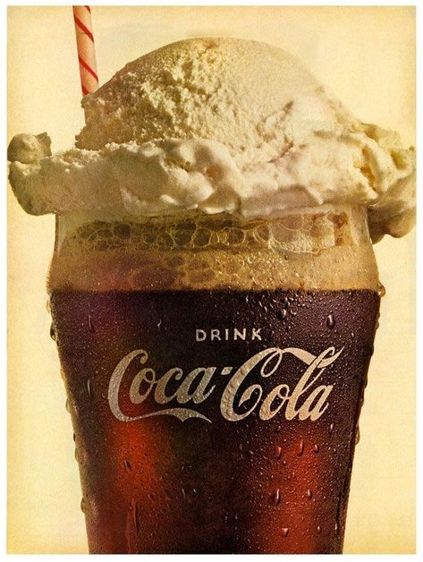 Ice ice Coca Cola Cherry, Coke Float, John Pemberton, Coca Cola Ad, Beer Float, Coke Cola, Cherry Cola, An Ice Cream, Dunkin Donuts Coffee Cup